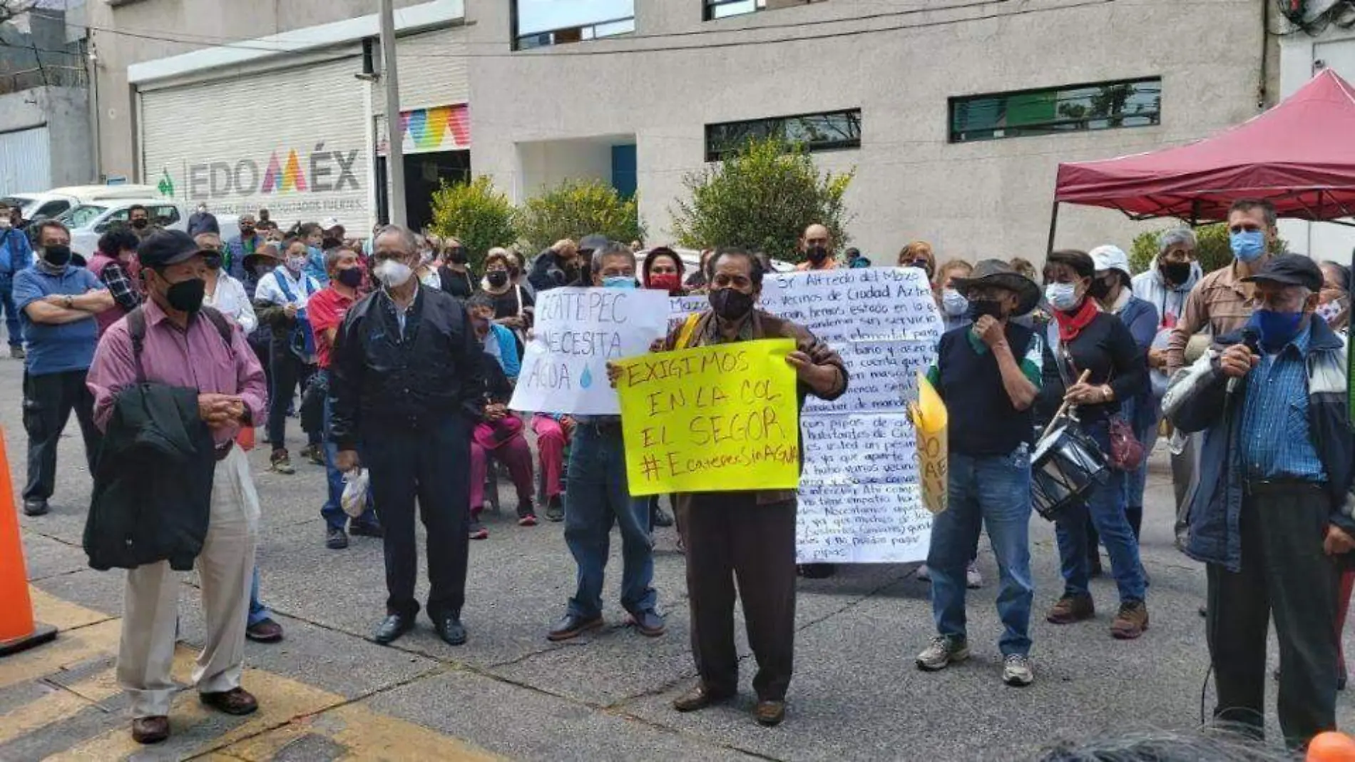 protesta agua